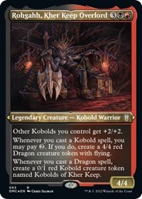 Rohgahh, Kher Keep Overlord (Foil Etched), Commander: Dominaria United