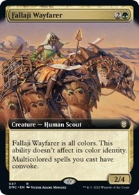 Fallaji Wayfarer (Extended Art), Commander: Dominaria United
