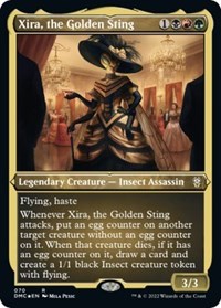 Xira, the Golden Sting (Foil Etched), Commander: Dominaria United