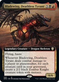 Bladewing, Deathless Tyrant (Extended Art), Commander: Dominaria United