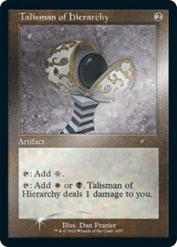 Talisman of Hierarchy (Retro Frame) (Foil Etched), Secret Lair Drop Series