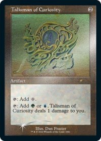 Talisman of Curiosity (Retro Frame) (Foil Etched), Secret Lair Drop Series