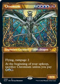 Chromium (Stained Glass) (Textured Foil), Secret Lair Drop Series