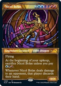 Nicol Bolas (Stained Glass) (Textured Foil), Secret Lair Drop Series