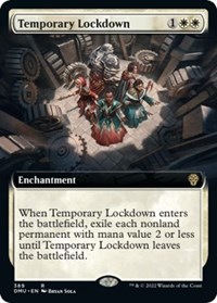 Temporary Lockdown (Extended Art), Dominaria United