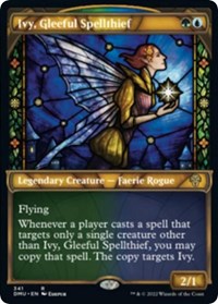 Ivy, Gleeful Spellthief (Textured Foil), Dominaria United