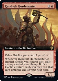 Rundvelt Hordemaster (Extended Art), Dominaria United