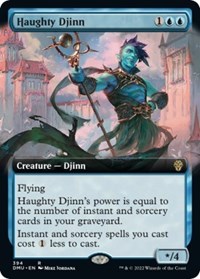 Haughty Djinn (Extended Art), Dominaria United
