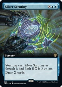 Silver Scrutiny (Extended Art), Dominaria United