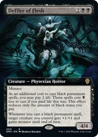Defiler of Flesh (Extended Art), Dominaria United