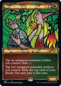 Meria, Scholar of Antiquity (Showcase), Dominaria United