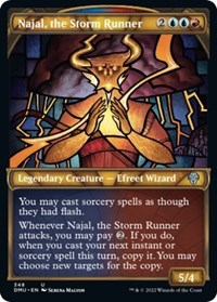 Najal, the Storm Runner (Textured Foil), Dominaria United