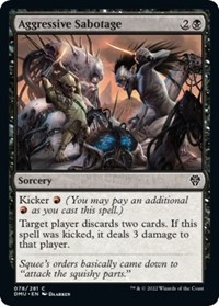 Aggressive Sabotage, Dominaria United