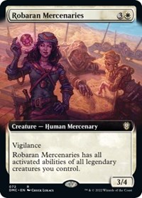 Robaran Mercenaries (Extended Art), Commander: Dominaria United
