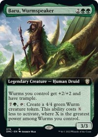 Baru, Wurmspeaker (Extended Art), Commander: Dominaria United