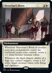 Historian's Boon (Extended Art), Commander: Dominaria United