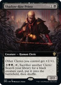 Shadow-Rite Priest (Extended Art), Dominaria United