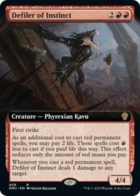 Defiler of Instinct (Extended Art), Dominaria United