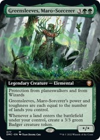 Greensleeves, Maro-Sorcerer (Extended Art), Commander: Dominaria United