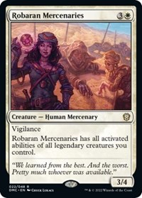 Robaran Mercenaries, Commander: Dominaria United