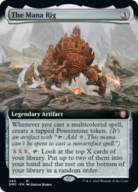 The Mana Rig (Extended Art), Commander: Dominaria United