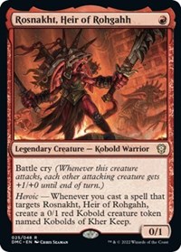 Rosnakht, Heir of Rohgahh, Commander: Dominaria United