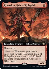 Rosnakht, Heir of Rohgahh (Extended Art), Commander: Dominaria United
