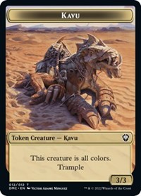 Kavu // Bear Double-Sided Token, Commander: Dominaria United