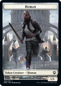Human // Snake Double-Sided Token, Commander: Dominaria United