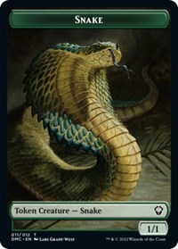 Snake // Egg Double-Sided Token, Commander: Dominaria United