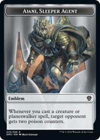 Emblem - Ajani, Sleeper Agent, Dominaria United