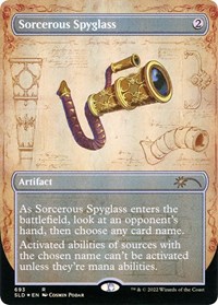 Sorcerous Spyglass (Borderless), Secret Lair Drop Series