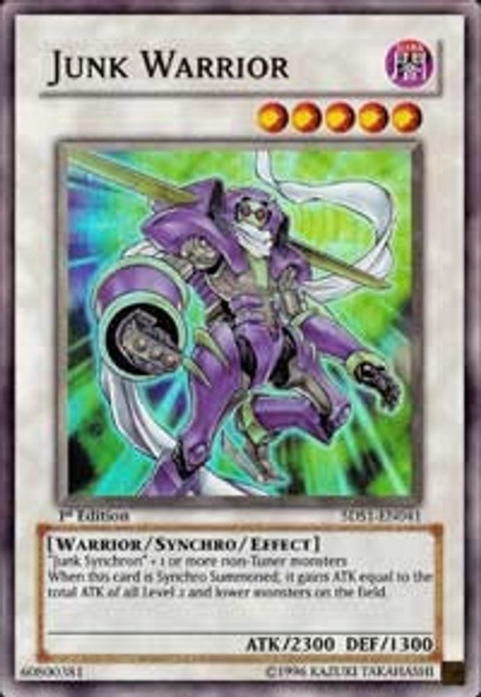 Junk Warrior (UR), 1st-edition, front
