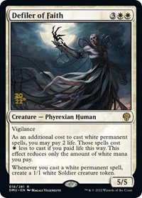 Defiler of Faith, Prerelease Cards