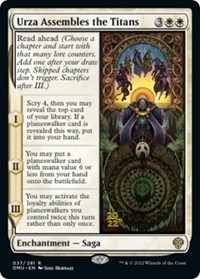 Urza Assembles the Titans, Prerelease Cards