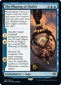 The Phasing of Zhalfir, Prerelease Cards