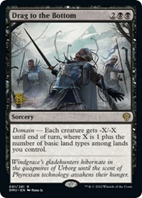 Drag to the Bottom, Prerelease Cards