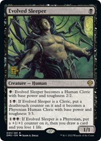Evolved Sleeper, Prerelease Cards