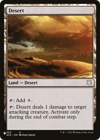 Desert, The List Reprints
