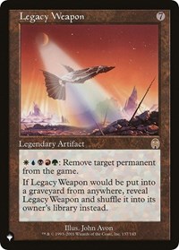 Legacy Weapon, The List Reprints