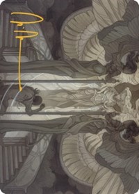 Prayer of Binding Art Card (Gold-Stamped Signature), Art Series: Dominaria United