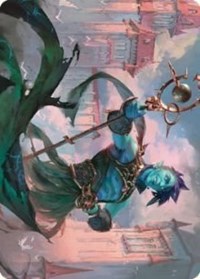 Haughty Djinn Art Card, Art Series: Dominaria United