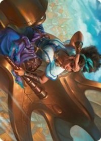 Talas Lookout Art Card, Art Series: Dominaria United