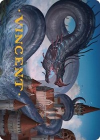 Tolarian Terror Art Card (Gold-Stamped Signature), Art Series: Dominaria United