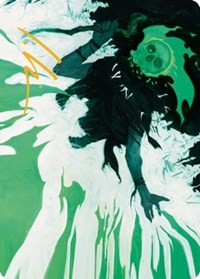Bone Splinters Art Card (Gold-Stamped Signature), Art Series: Dominaria United
