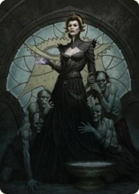 Liliana of the Veil Art Card, Art Series: Dominaria United