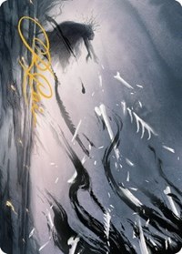 Shadow Prophecy Art Card (Gold-Stamped Signature), Art Series: Dominaria United