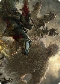 Writhing Necromass Art Card, Art Series: Dominaria United
