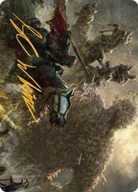 Writhing Necromass Art Card (Gold-Stamped Signature), Art Series: Dominaria United