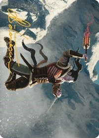 Balduvian Berserker Art Card (Gold-Stamped Signature), Art Series: Dominaria United